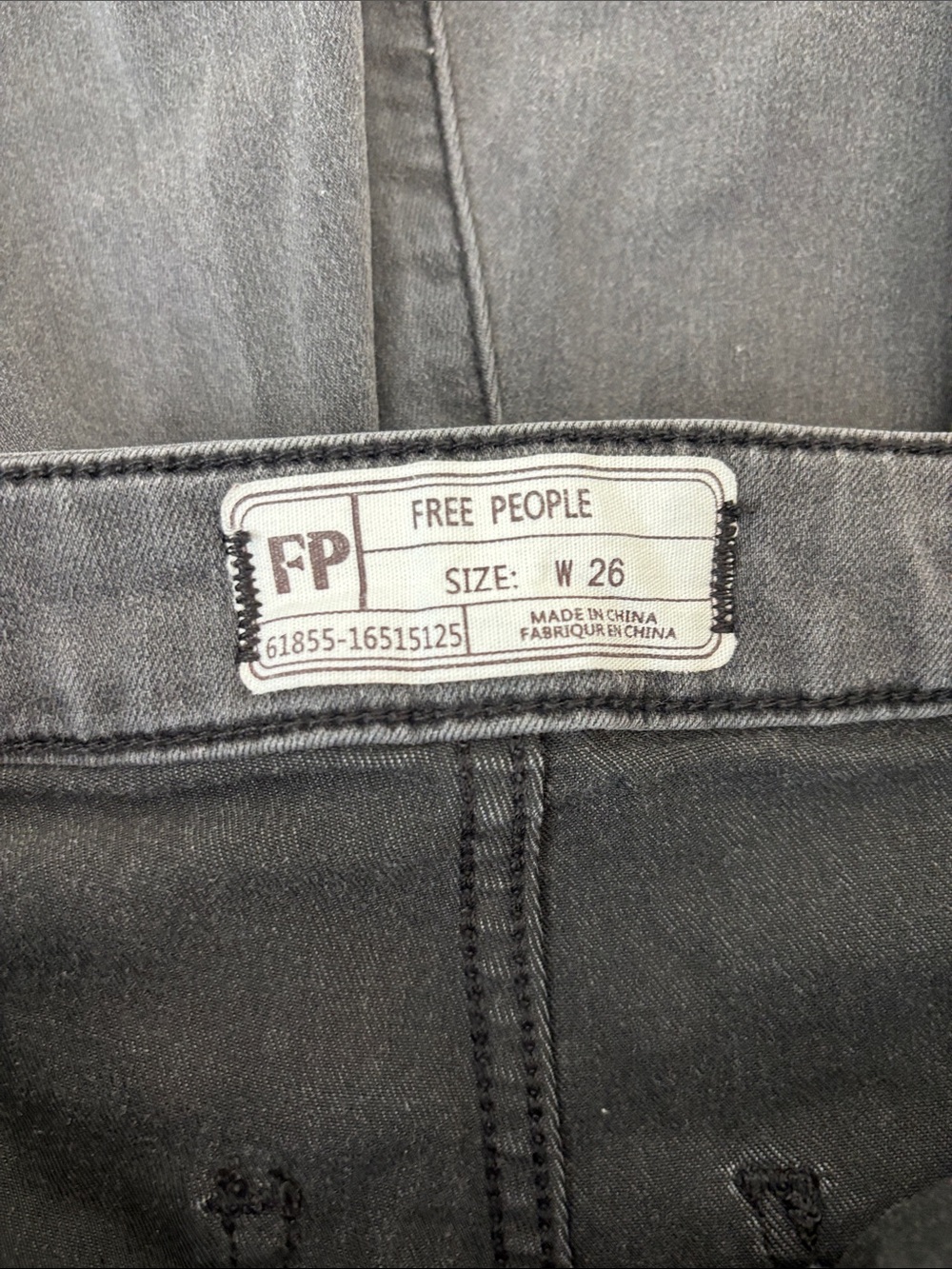 Light Grey Flare Jeans - Picture 3 of 9